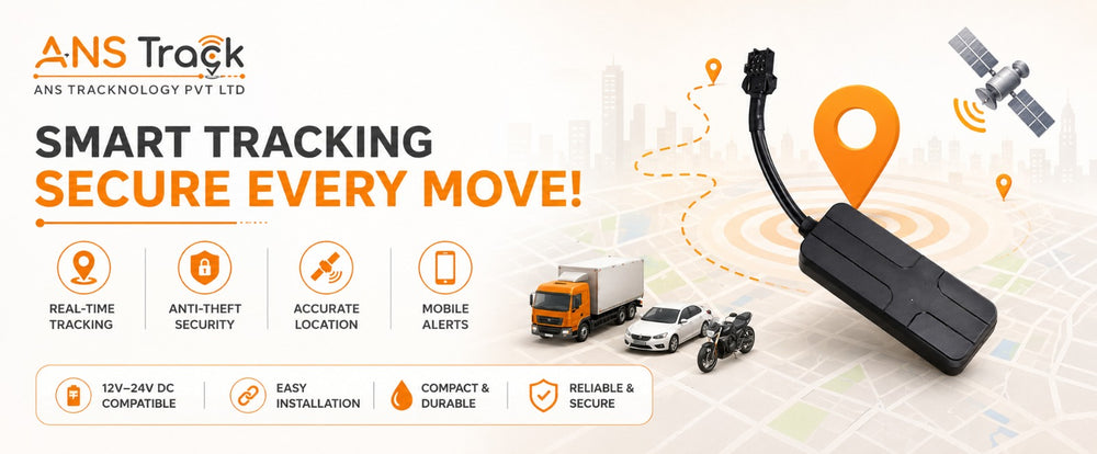 ANS SecureDrive GPS Vehicle Tracker with Remote Engine Cut-Off & Tamper Alert